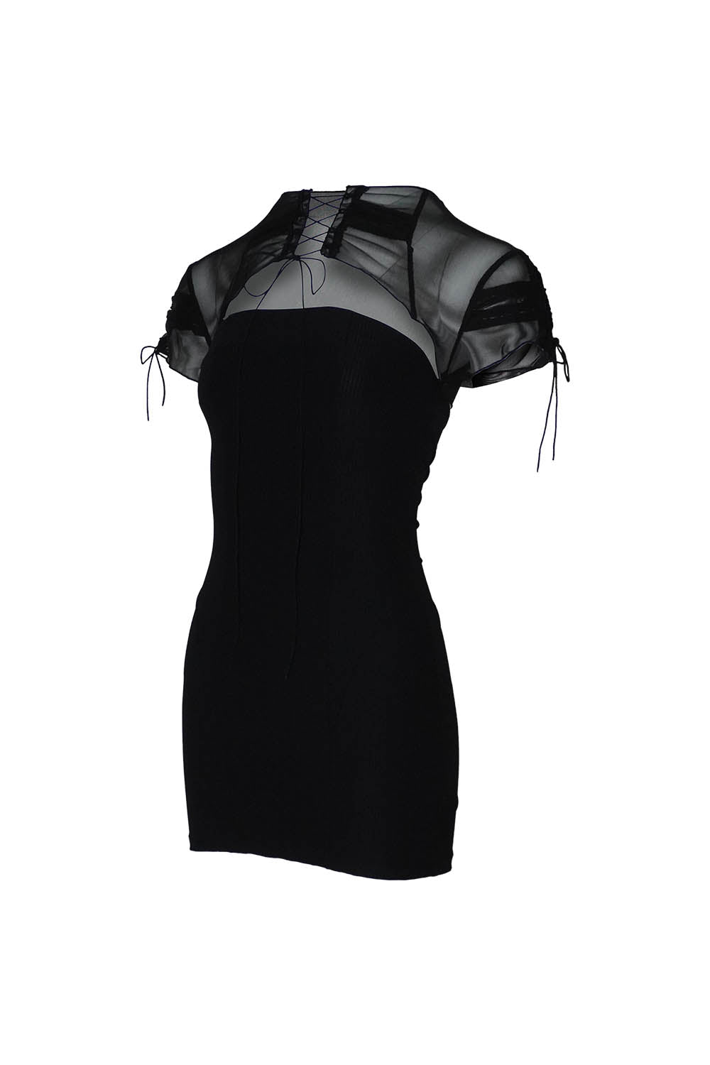 THEREDTHREAD】S lace up dress mini