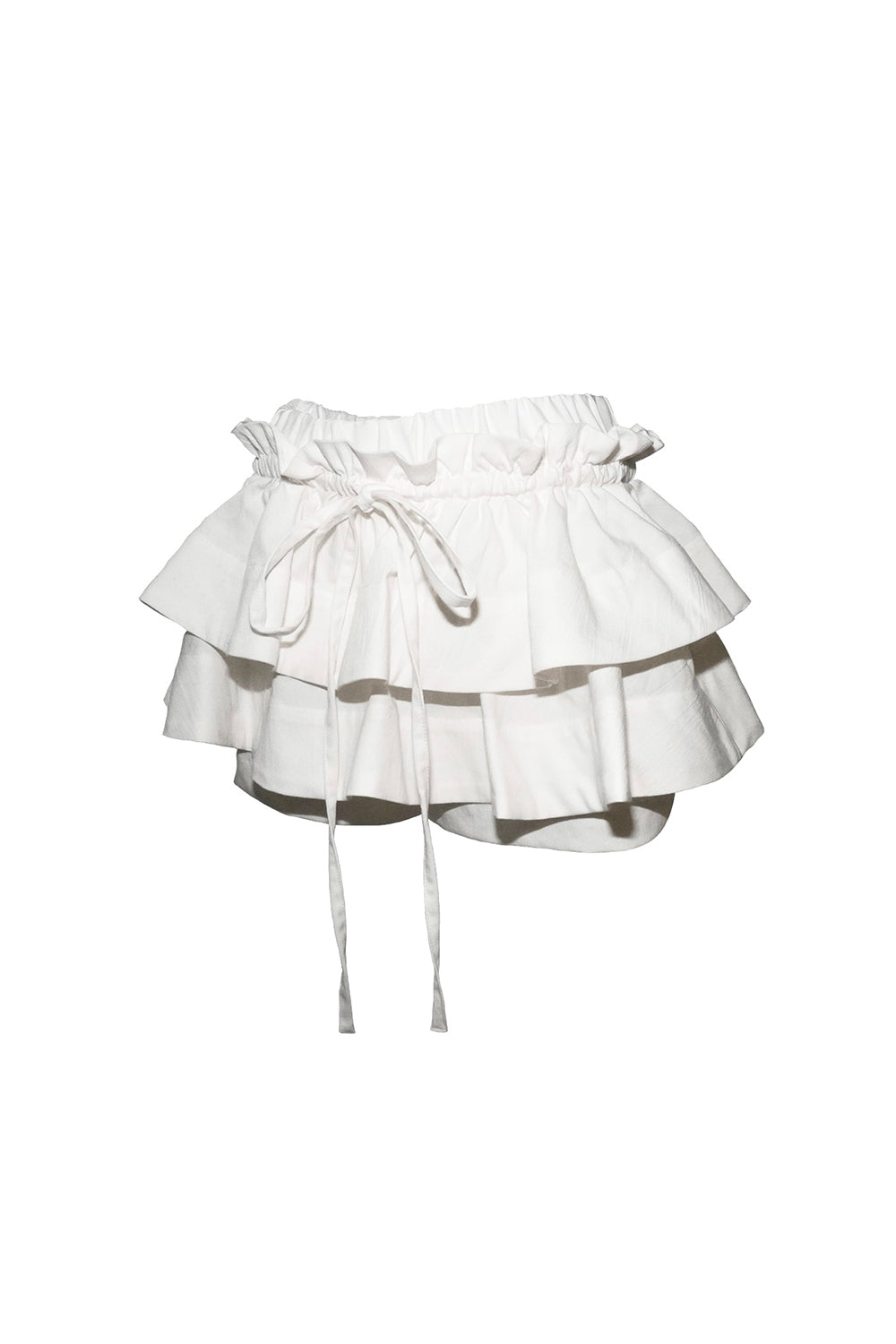 airy tiered skirt mini