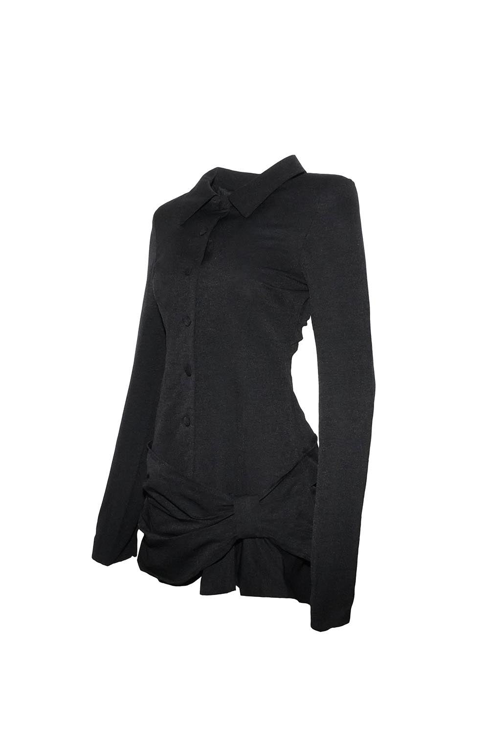 S suit bow dress mini