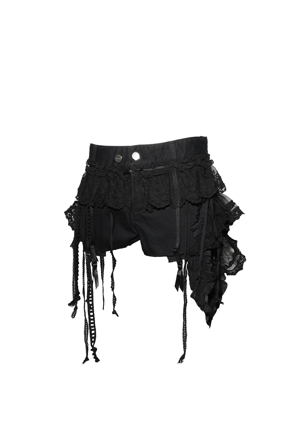 パンツ THEREDTHREAD veil frill garter shorts THEREDTHREAD / ザレッドスレッド】veil frill garter shorts