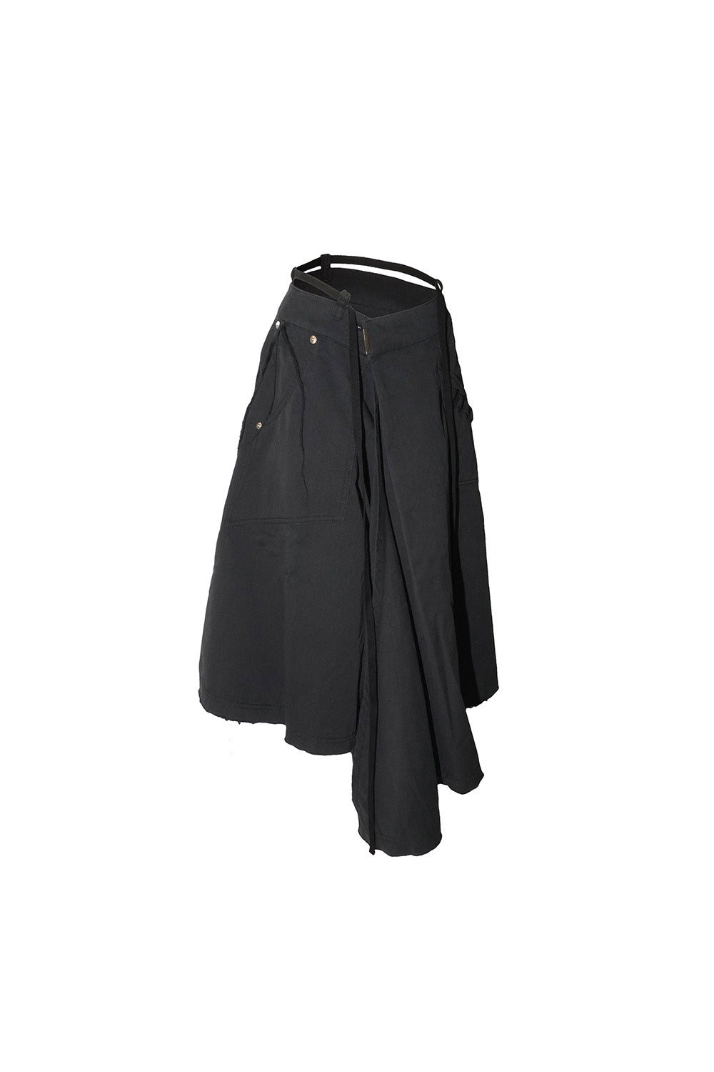 S double knee fray skirt