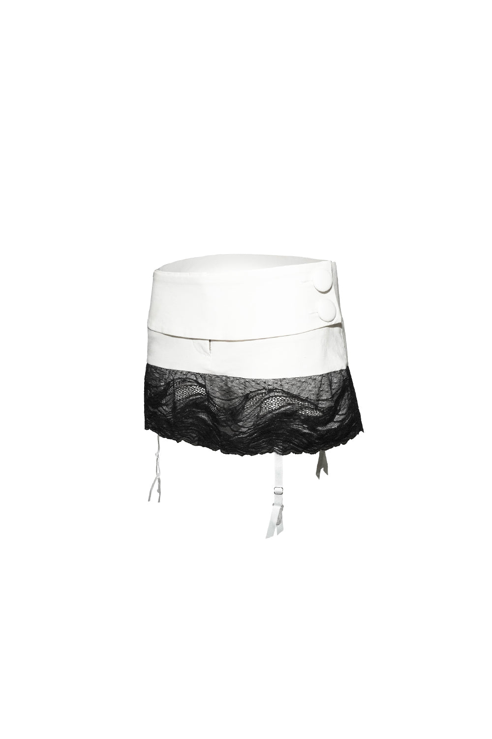 THEREDTHREAD / ザレッドスレッド】veil lace garter skort
