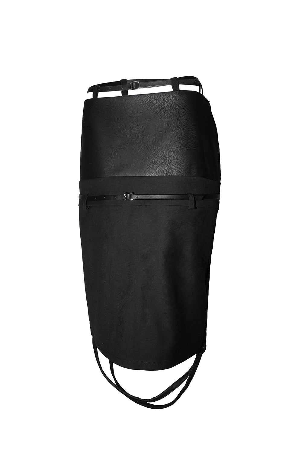 slack belt midi skirt