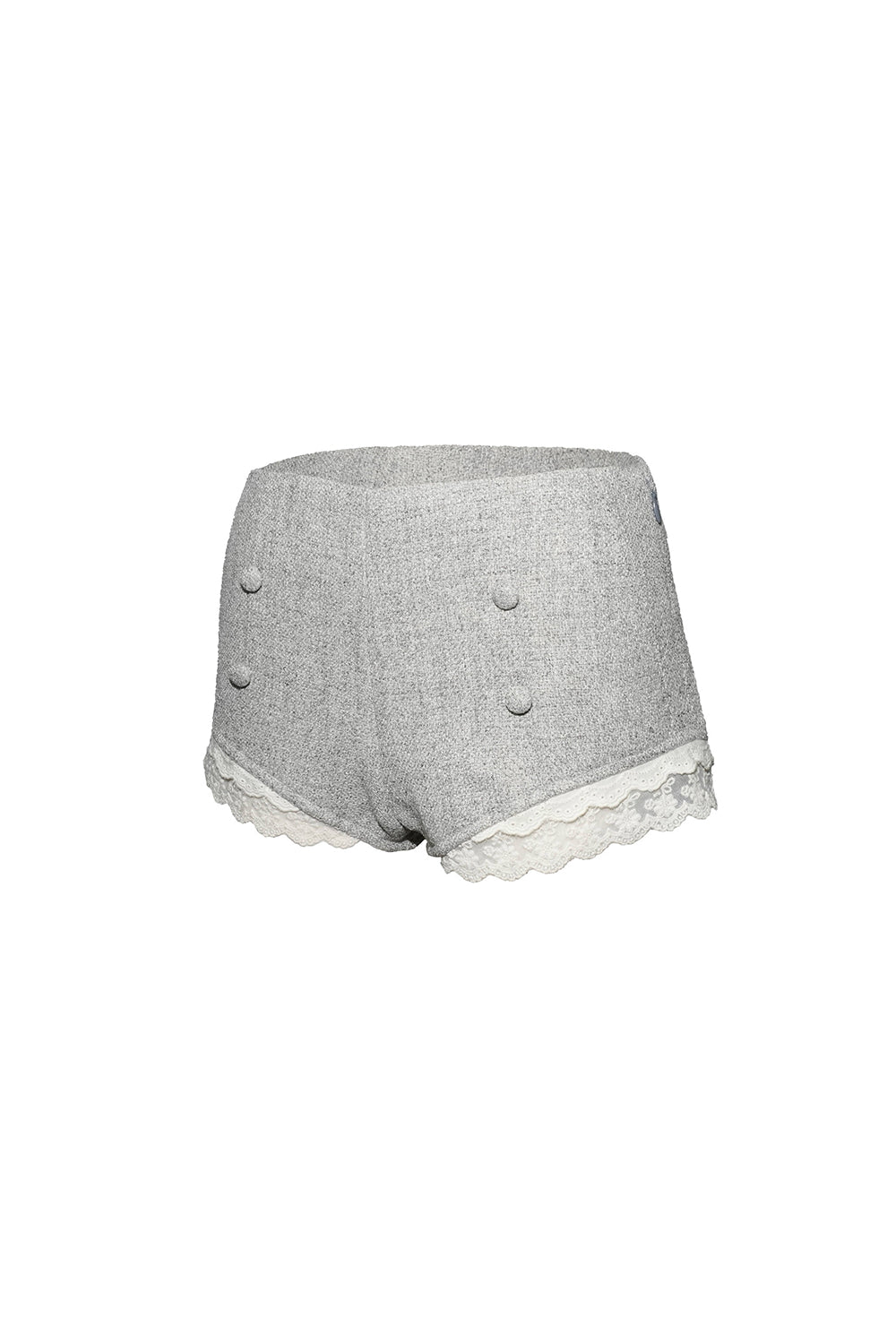 tweed shorts lace