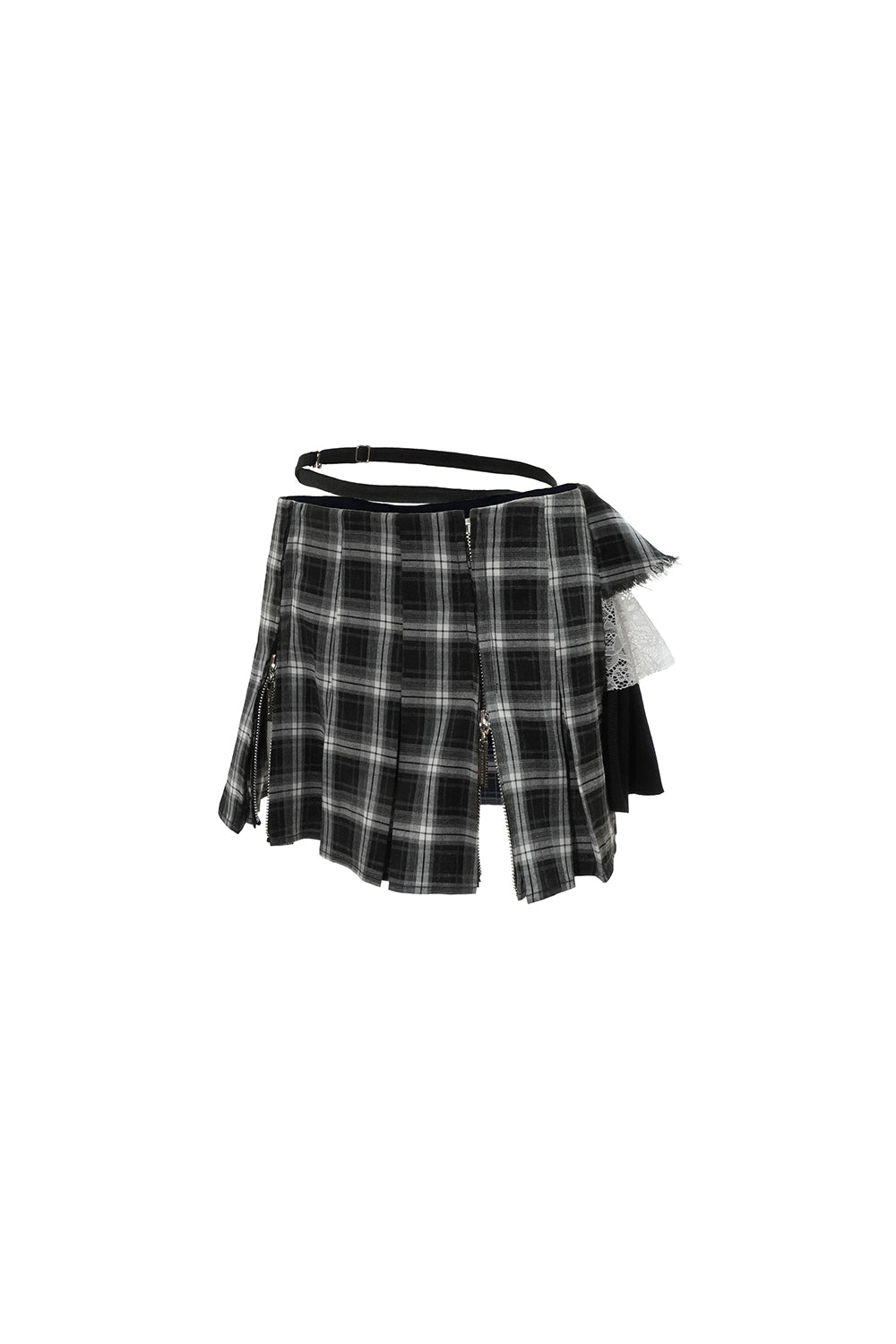 本日限定　S half mini skirt bug check THEREDTHREAD / ザレッドスレッド】S half mini skirt bug check