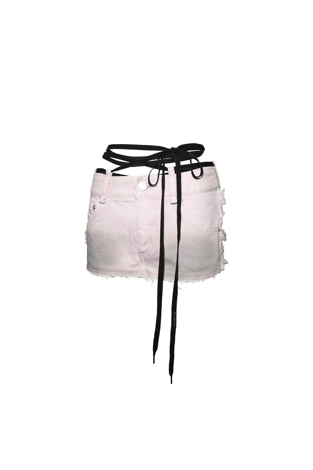 corded script skirt mini