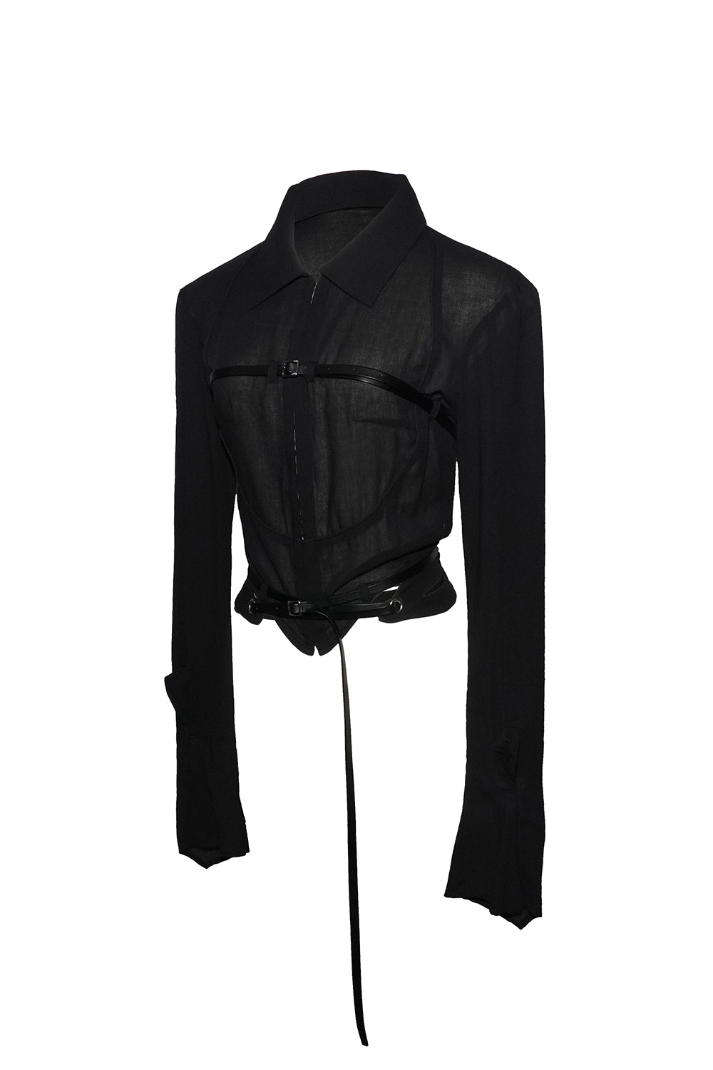 harness sleeve blouse