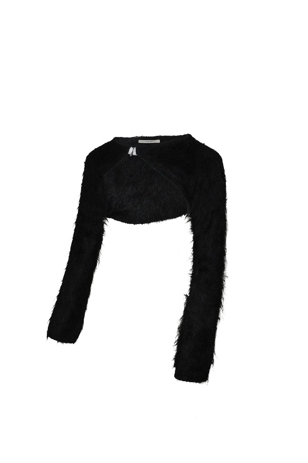 S fuzzy tops cropped