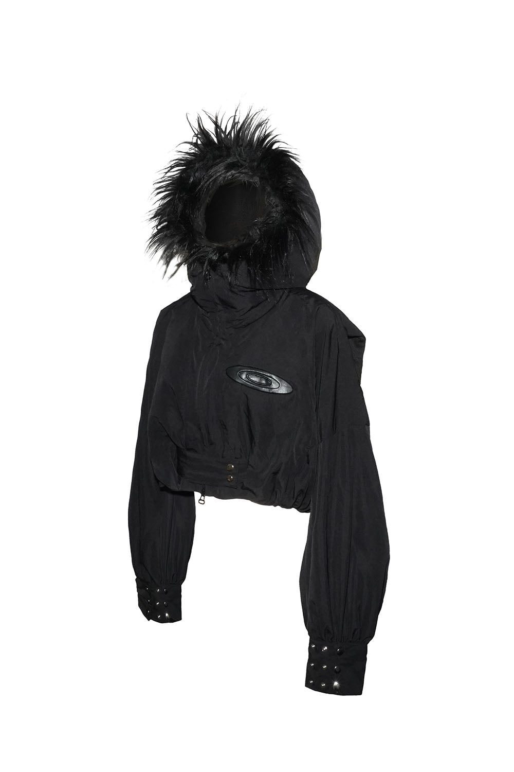 S eyelet nylon jacket