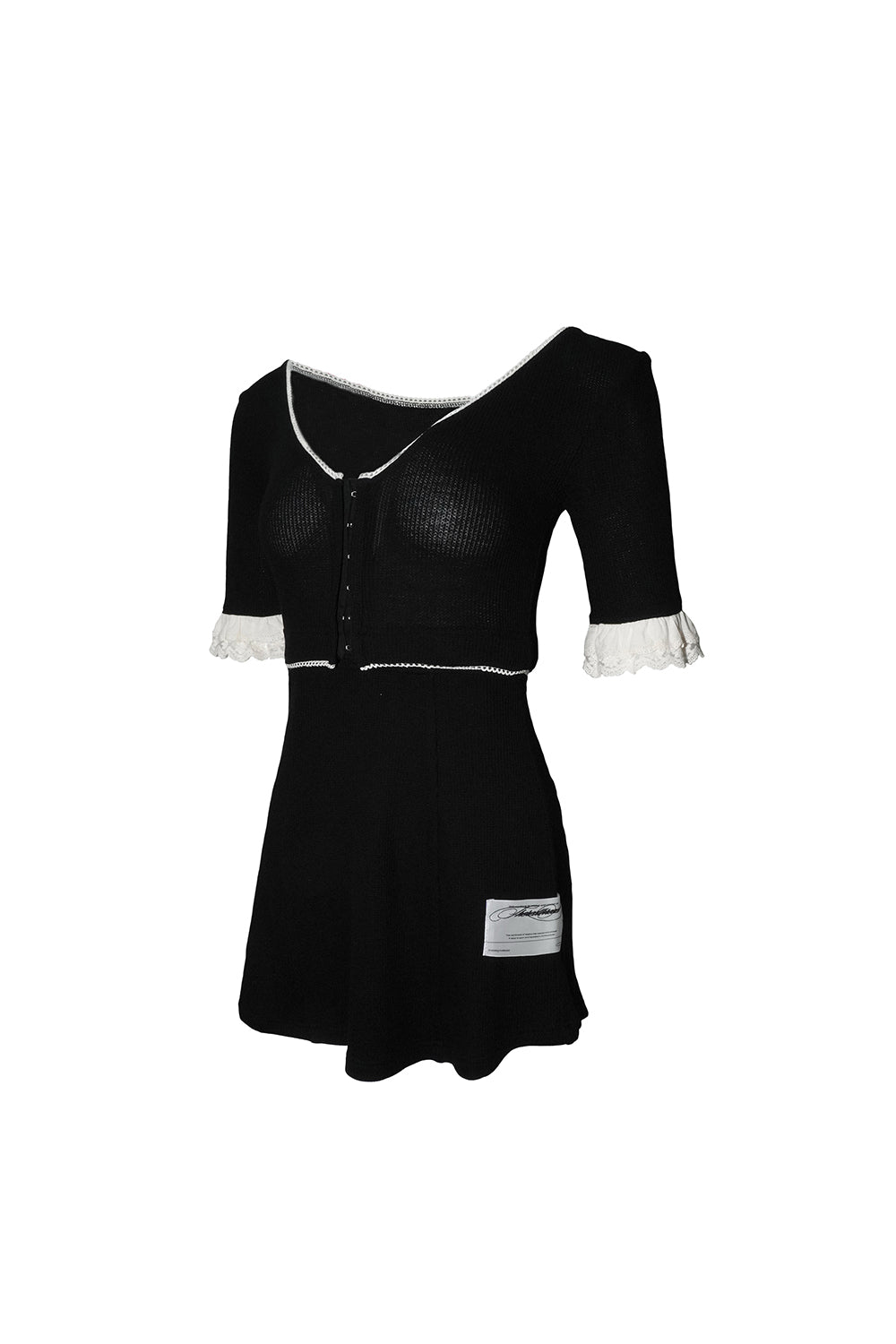 convertible laced dress mini