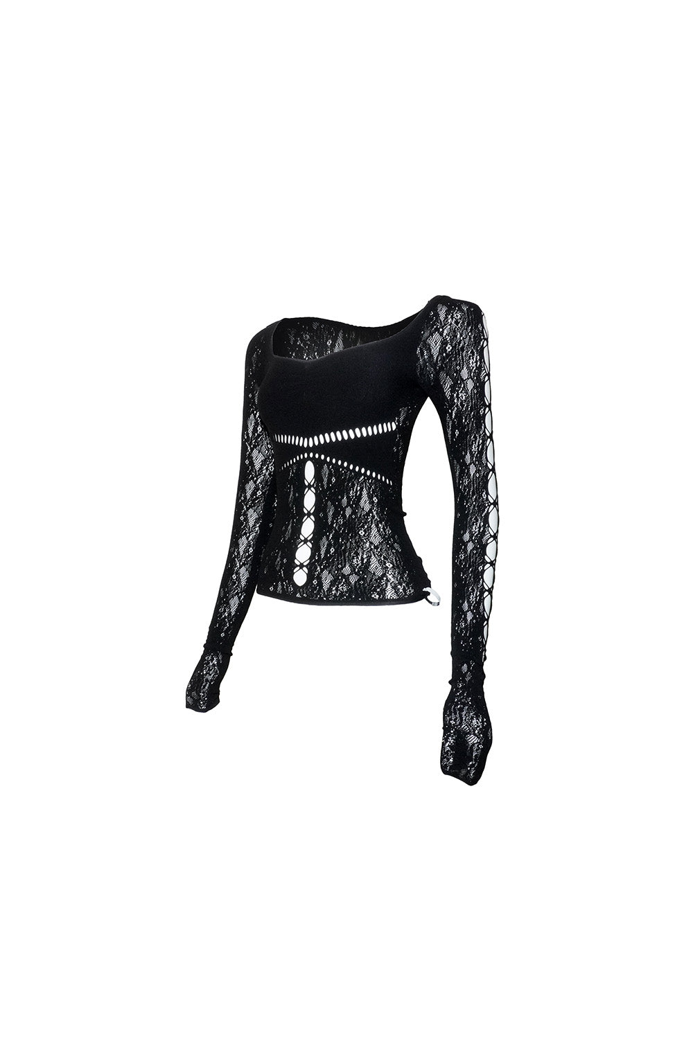 S ruched sculpt body lace