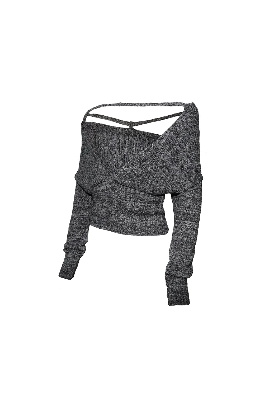 THEREDTHREAD / ザレッドスレッド】string knit cardigan