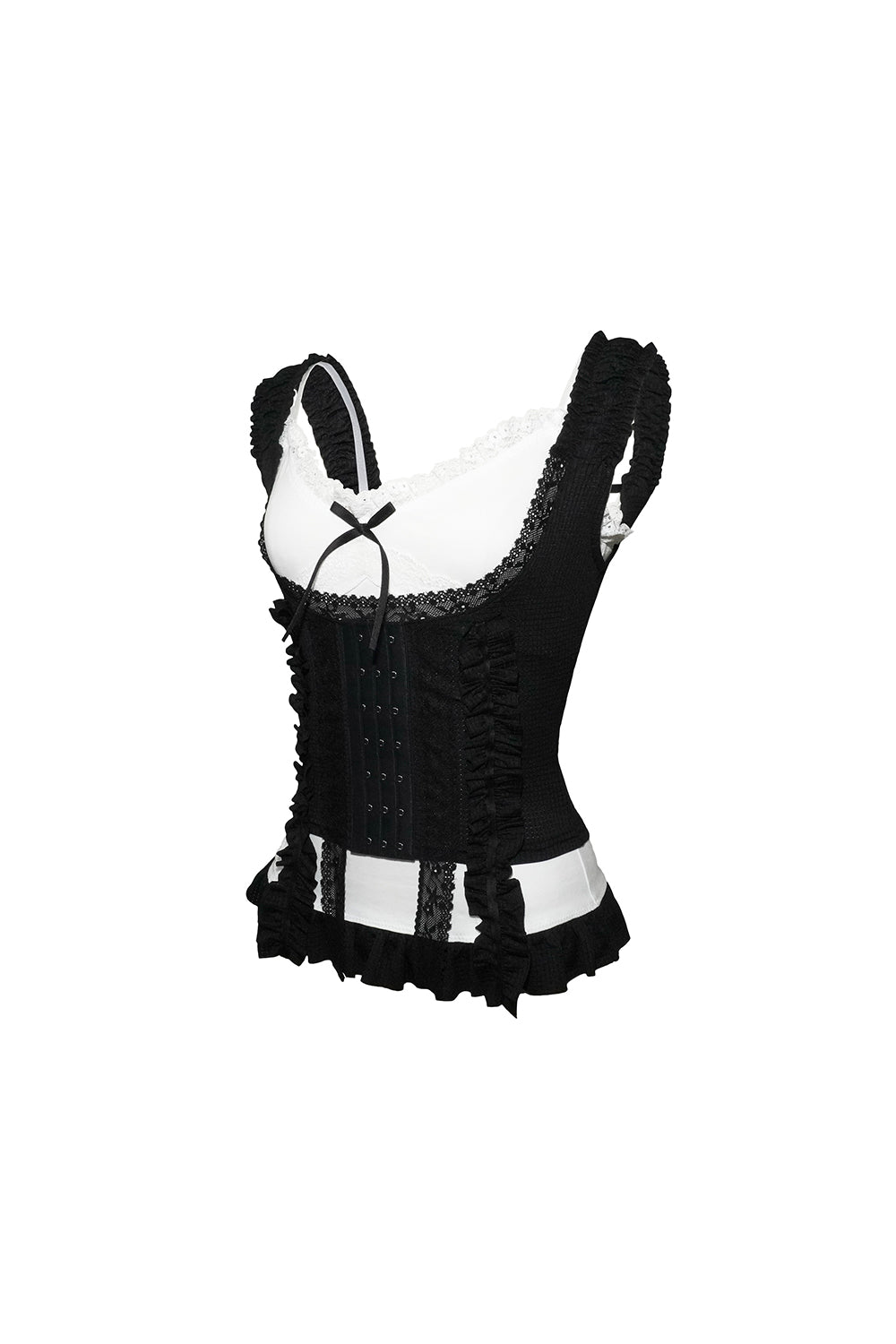 frill corset tops