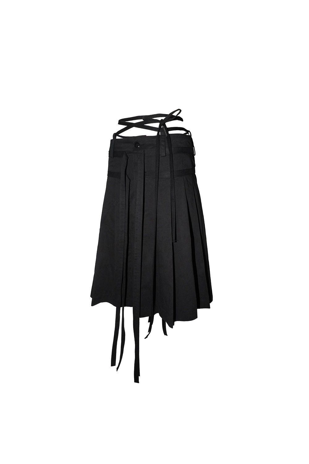 modern pleats midi skirt