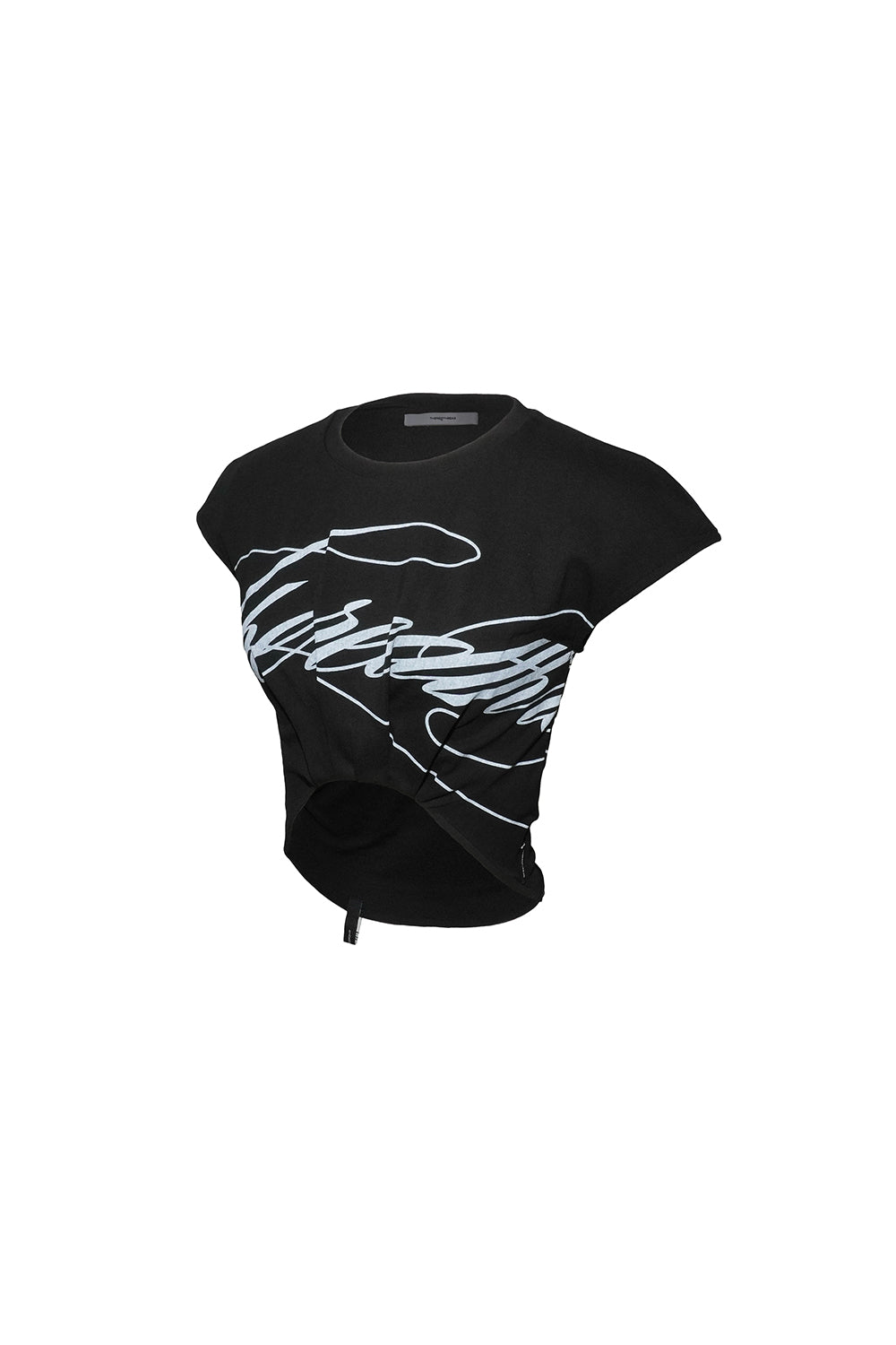 knot hem logo tops