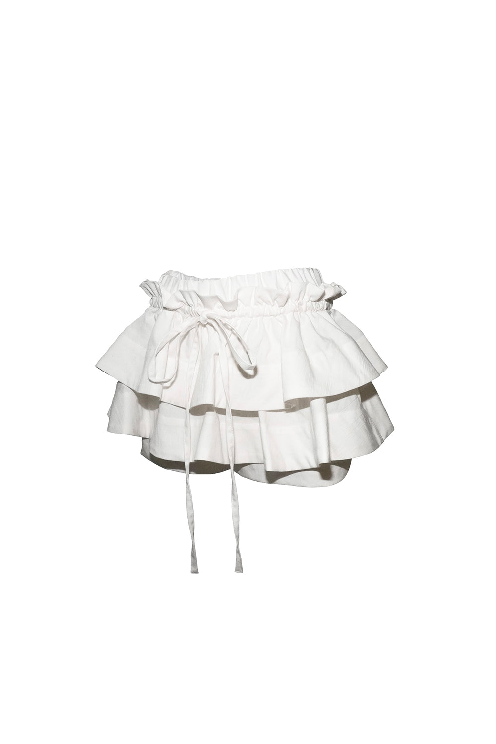 THEREDTHREAD】airy tiered skirt mini