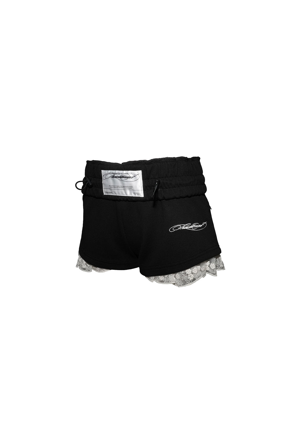 jersey shorts lace
