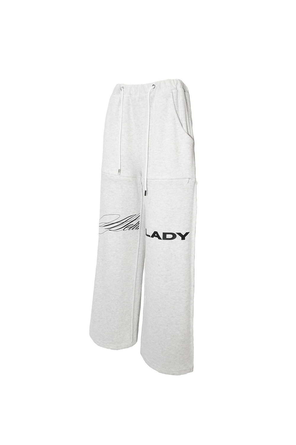 THEREDTHREAD / ザレッドスレッド】logo slit pants