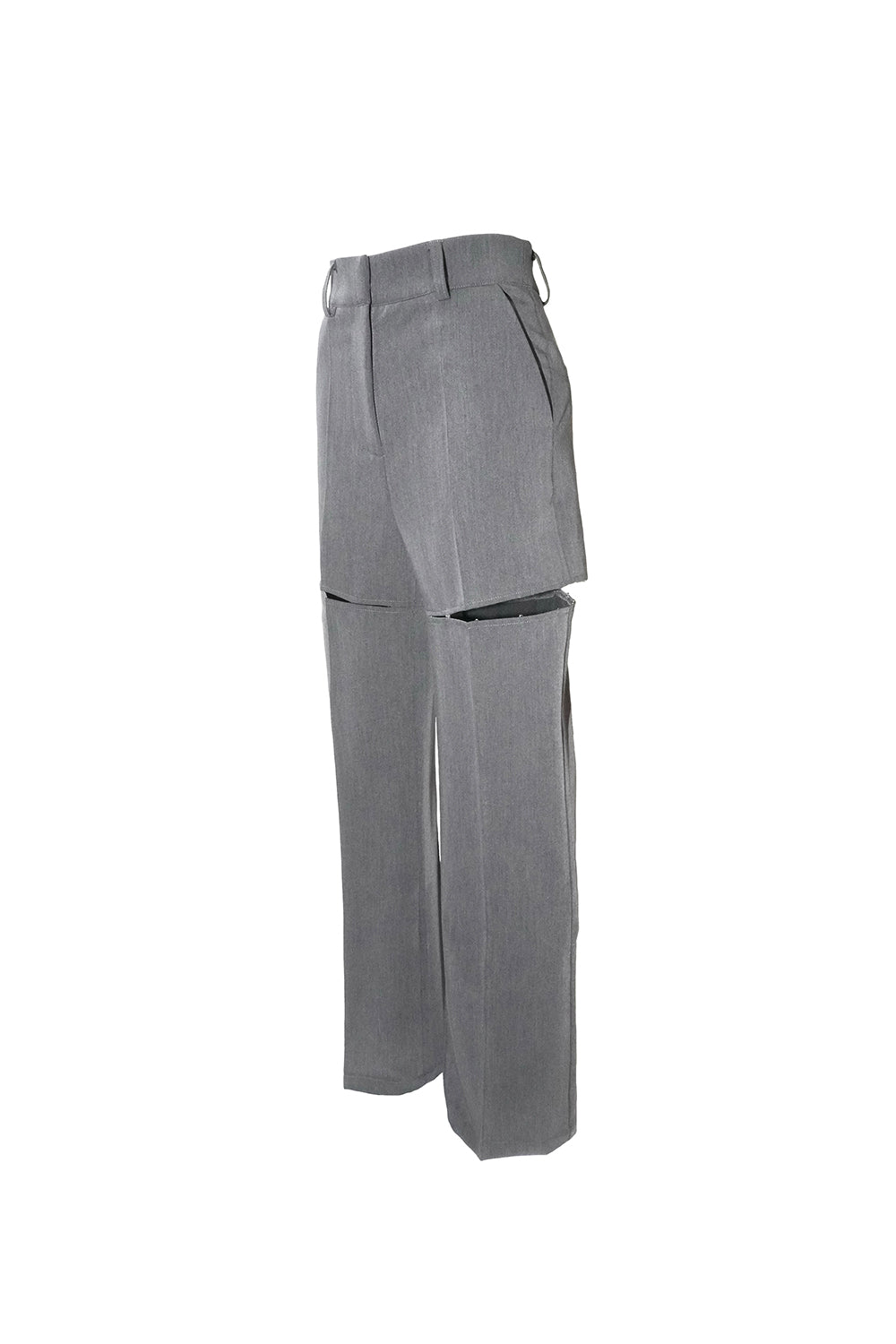 hook slit slacks pants