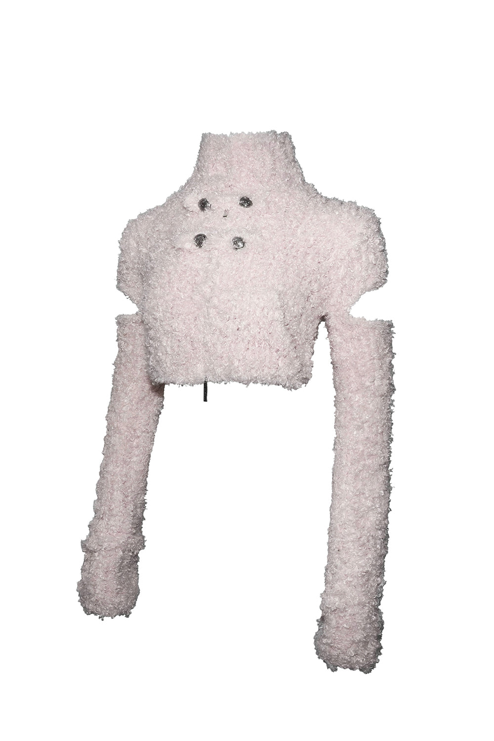 hand knit zip jacket
