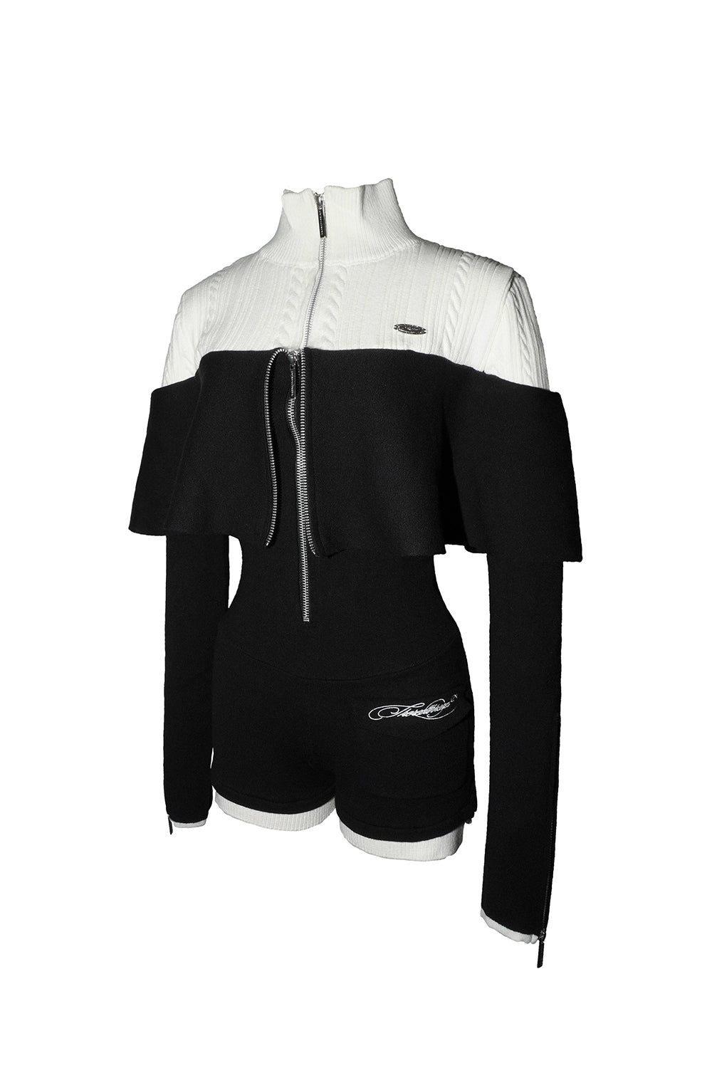cape zip romper