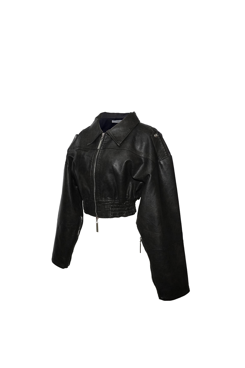 fake leather jacket