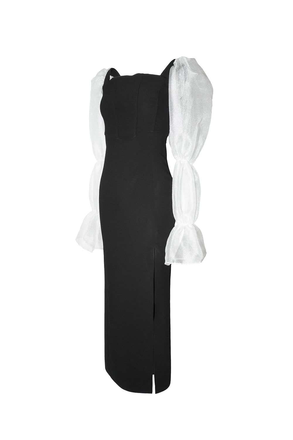 THEREDTHREAD / ザレッドスレッド】corset swiched sheer dress