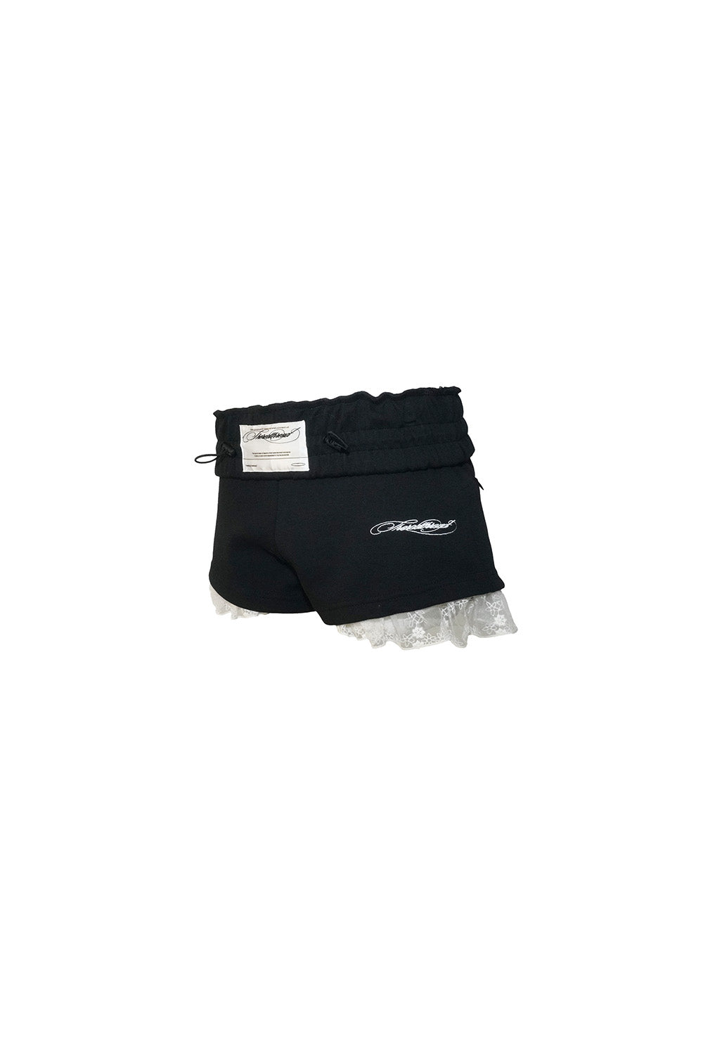 S jersey shorts lace