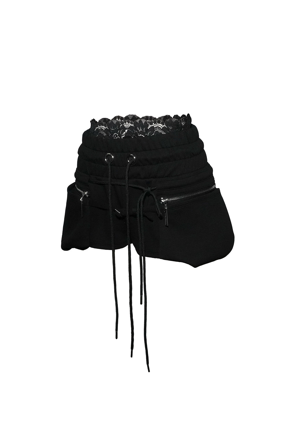 layered pocket shorts