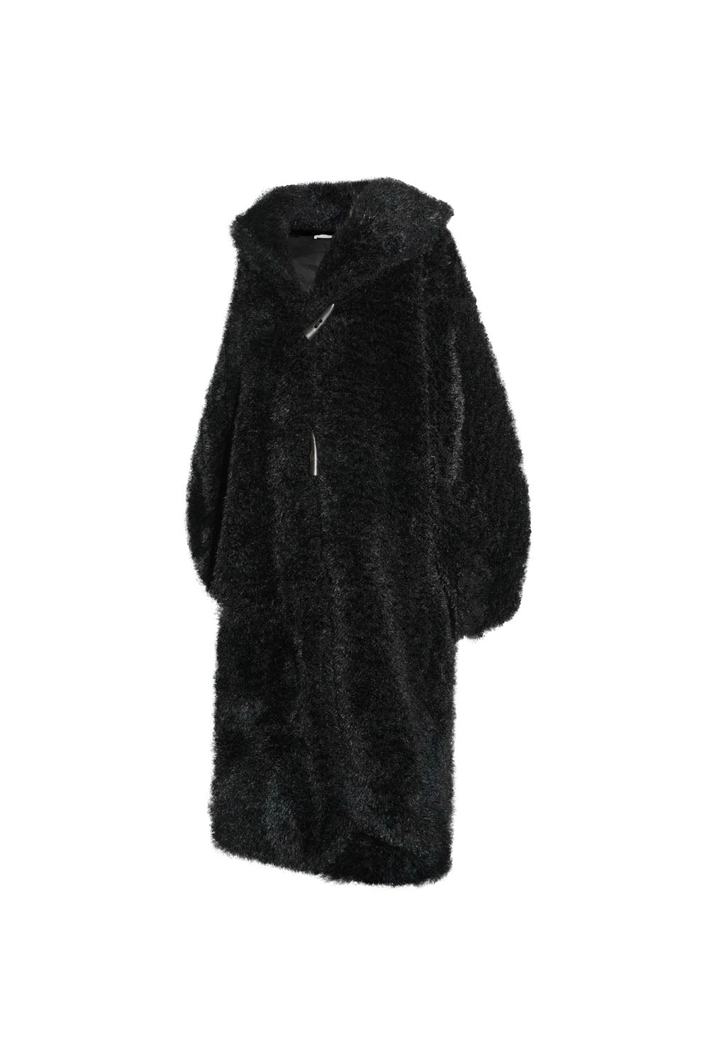 S poodle fur coat long