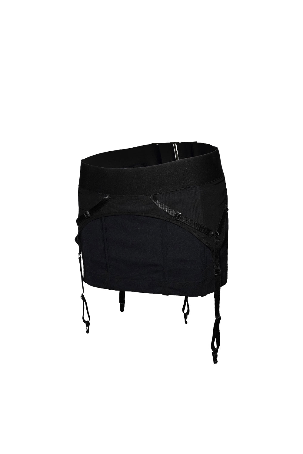 sculpt garter skirt mini