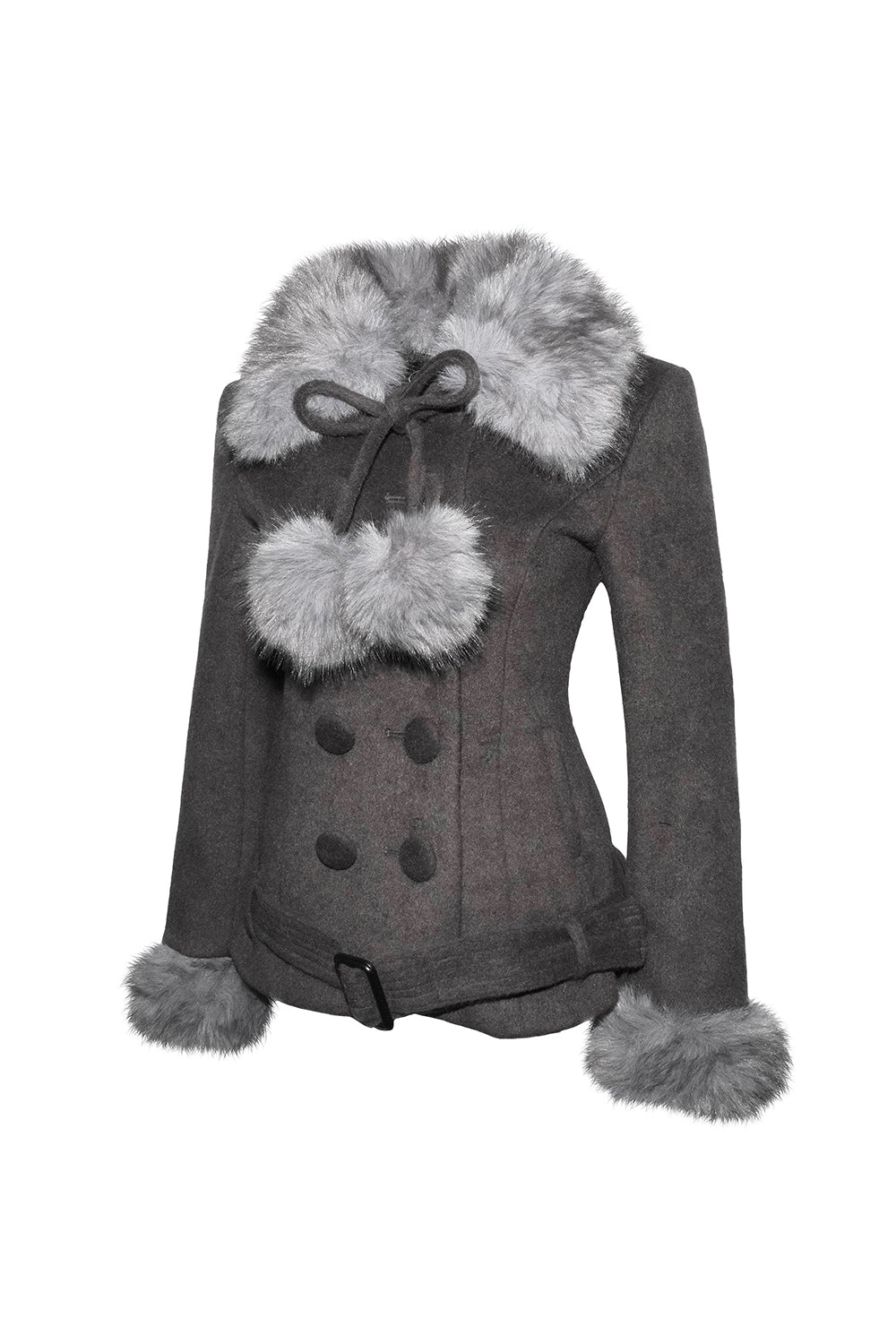 fur trim coat