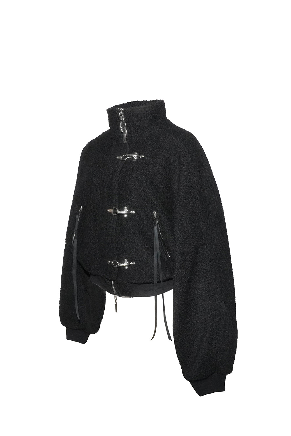 S clasp balloon blouson