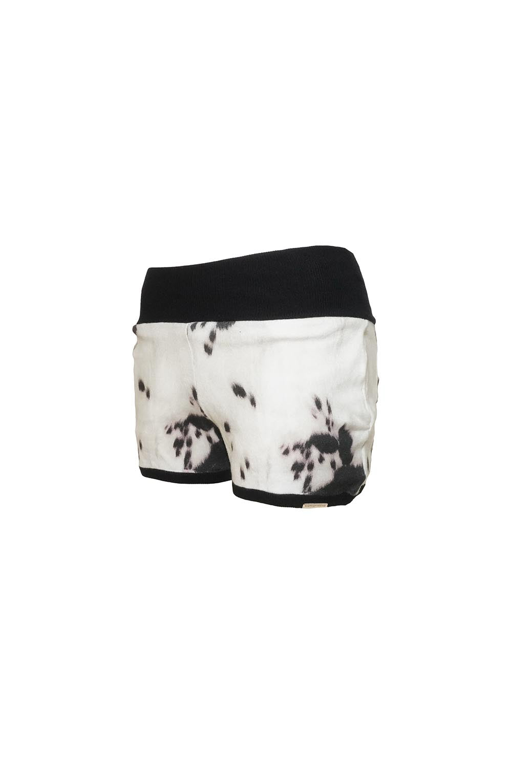 S dalmation knit shorts