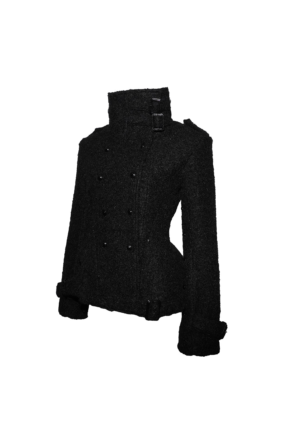 sculpt boucle coat