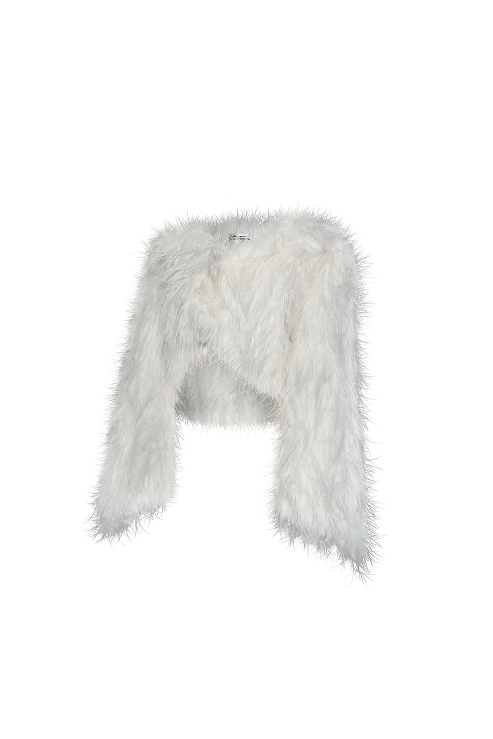 S fur hooded jacket
