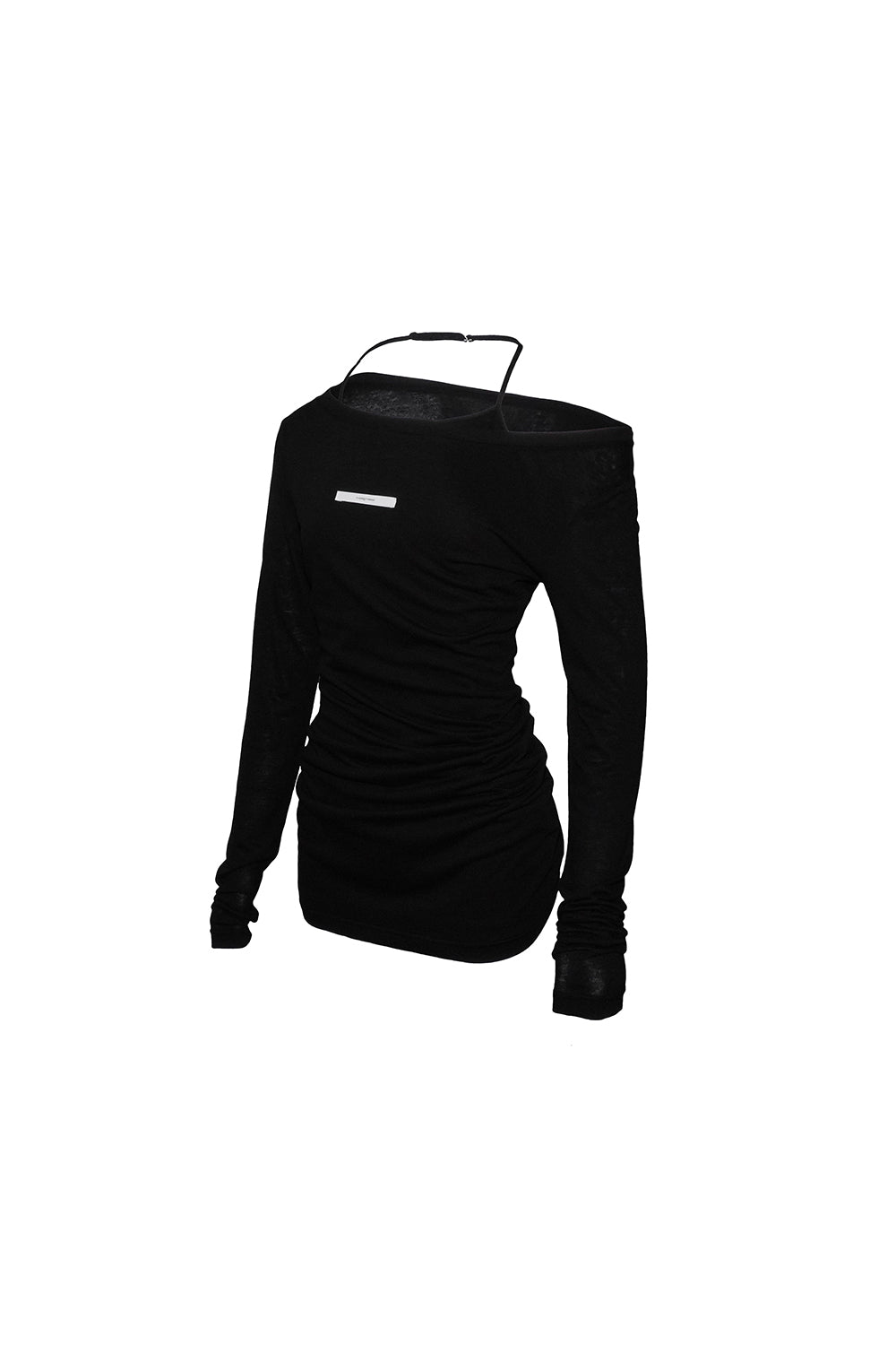 veiled layer dress mini