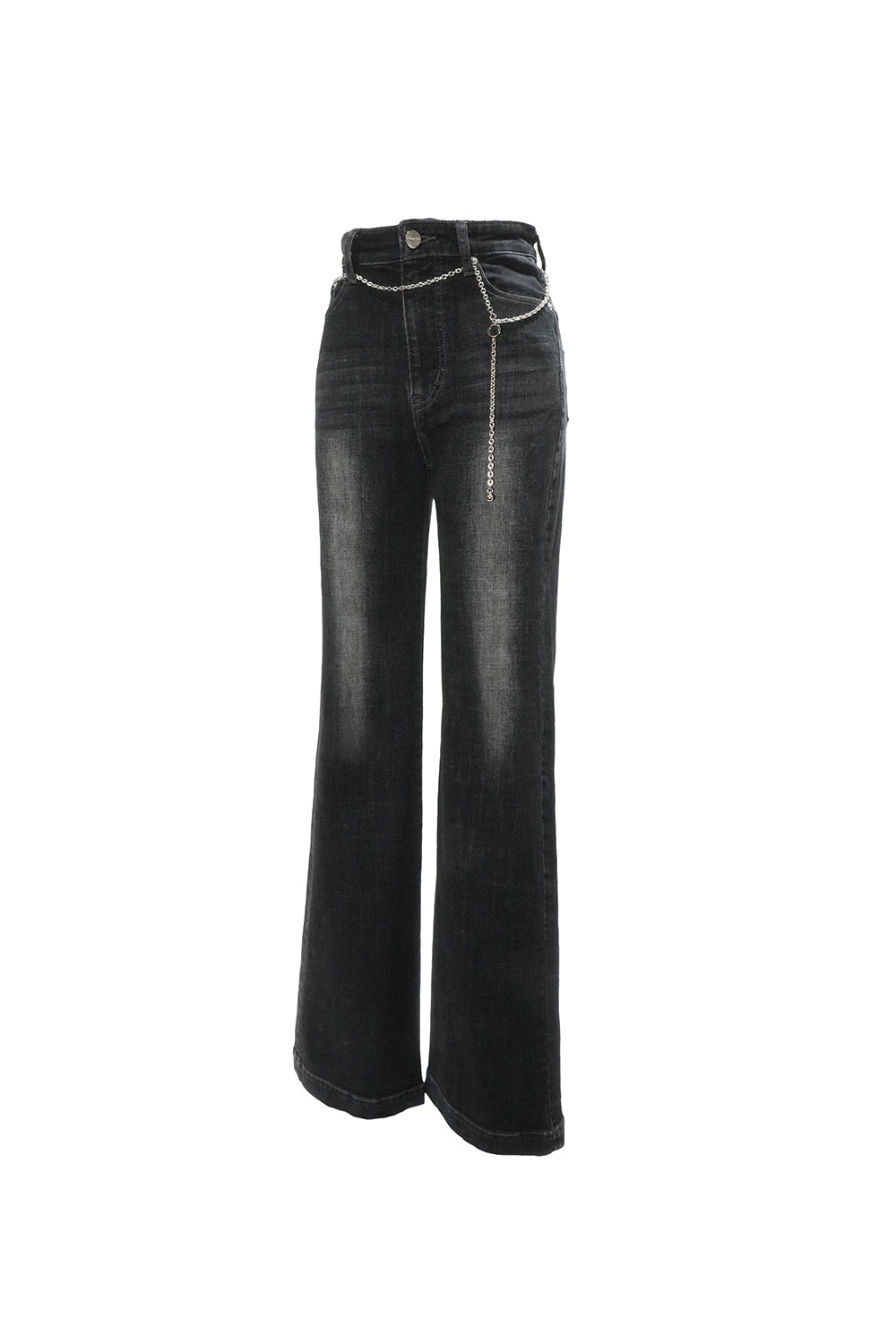 S flare denim chain