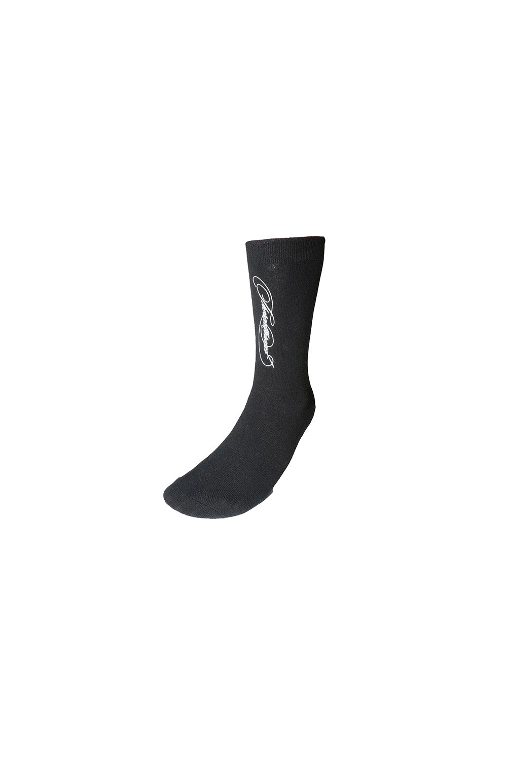 S script logo socks