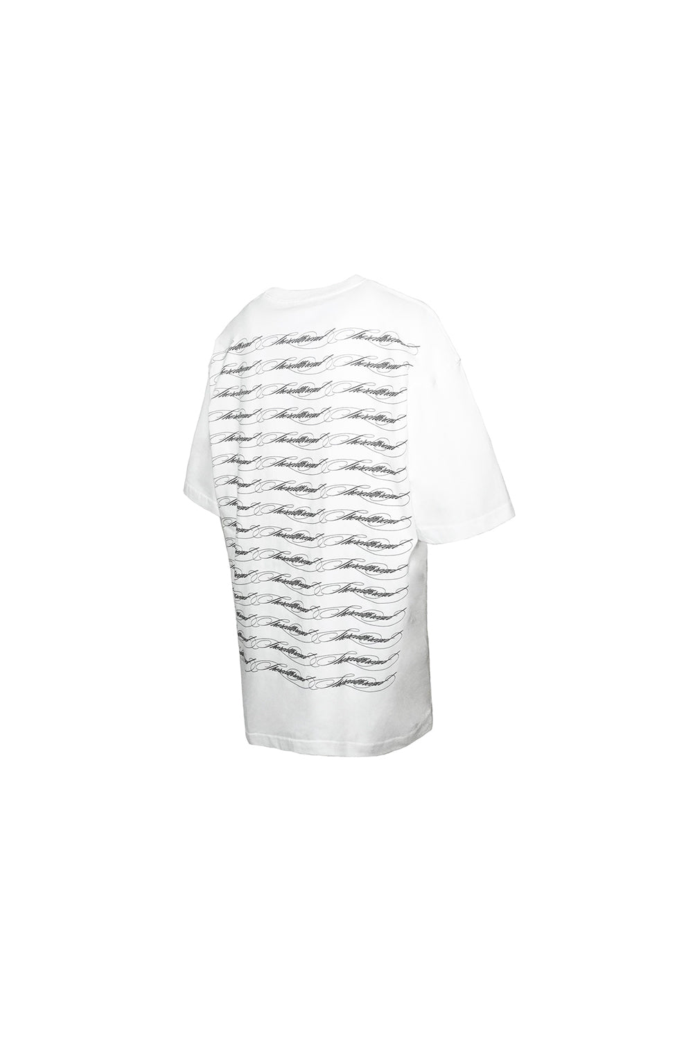 トップス theredthread trace cross big tee white THEREDTHREAD】trace cross big tee