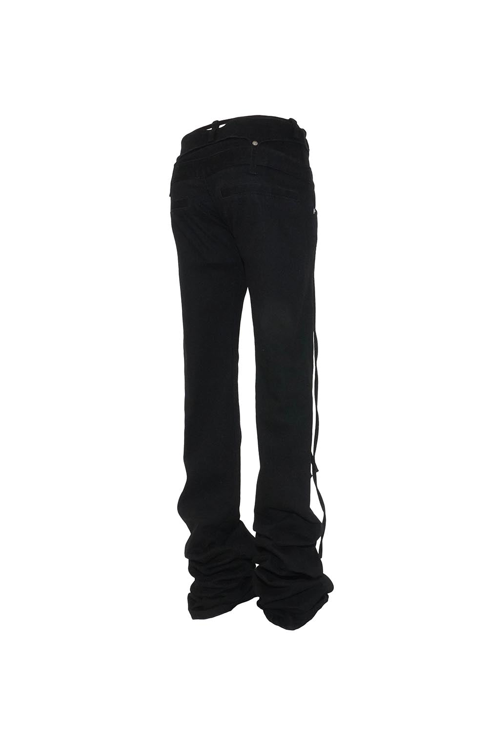S tethered long denim
