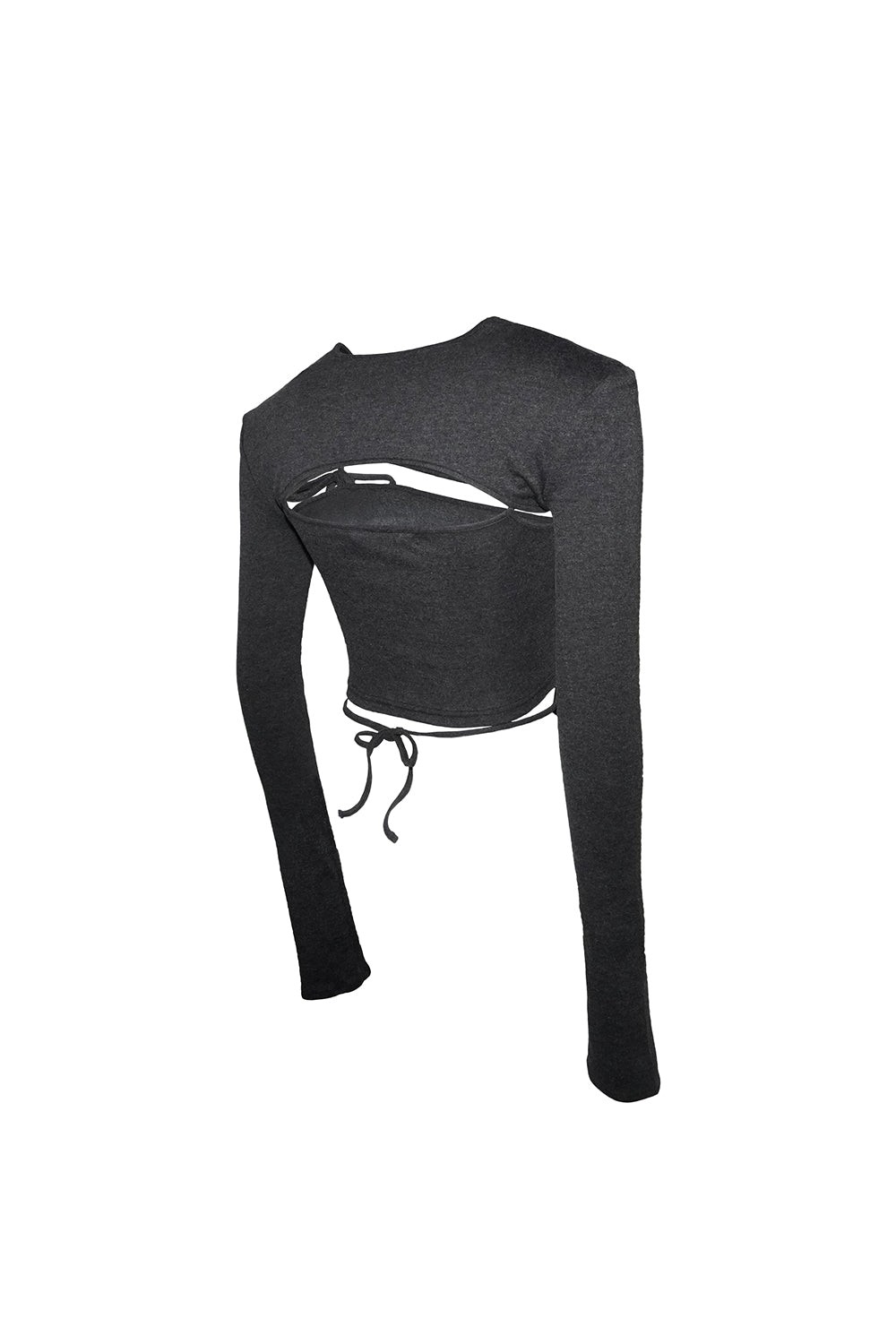 トップス theredthread layer ensemble ribbon THEREDTHREAD / ザレッドスレッド】layer ensemble ribbon