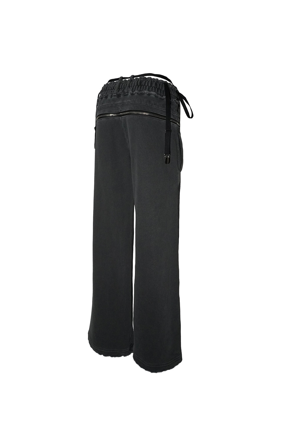 garter zip sweat pants