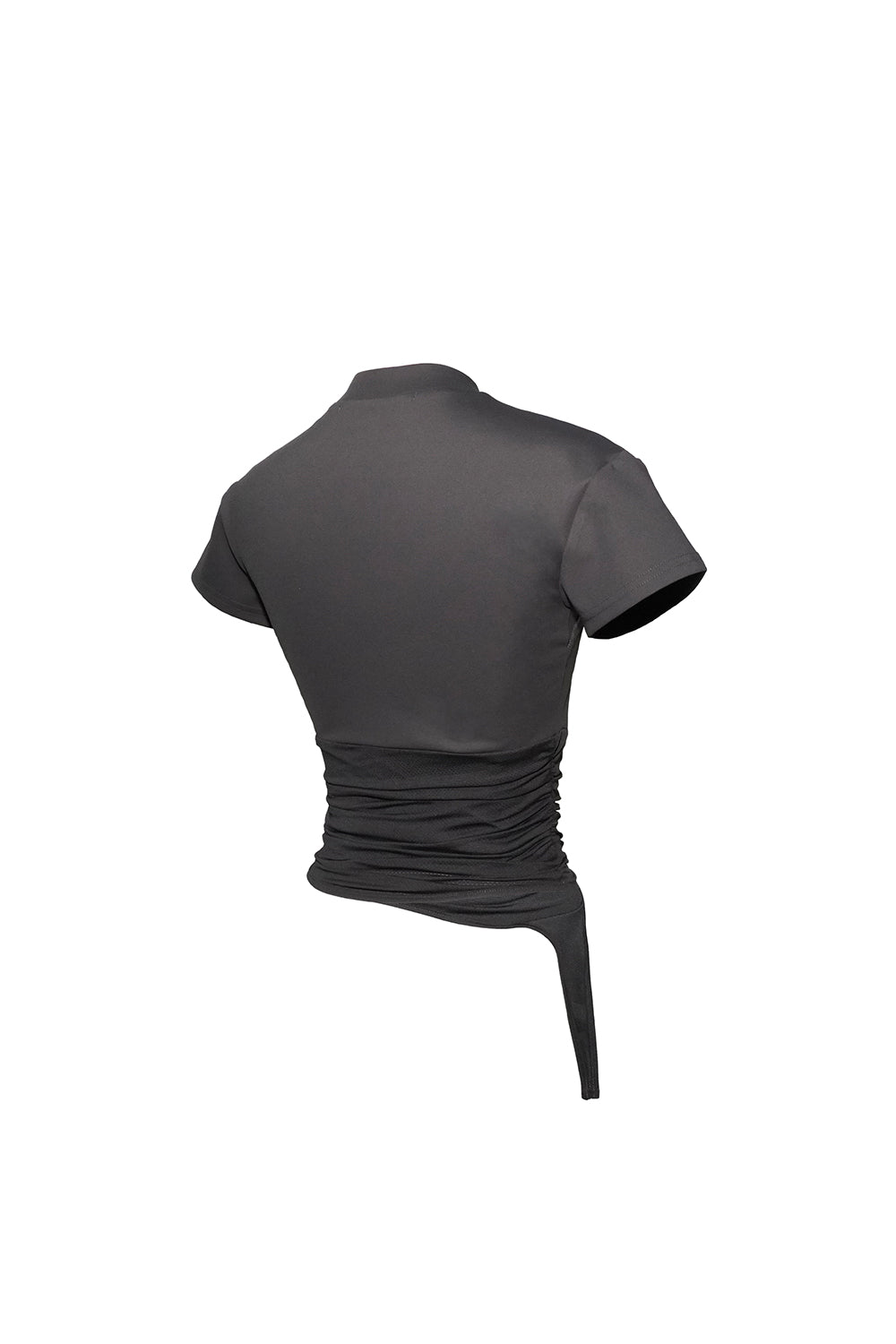 THEREDTHREAD / ザレッドスレッド】zip asymmetric tops