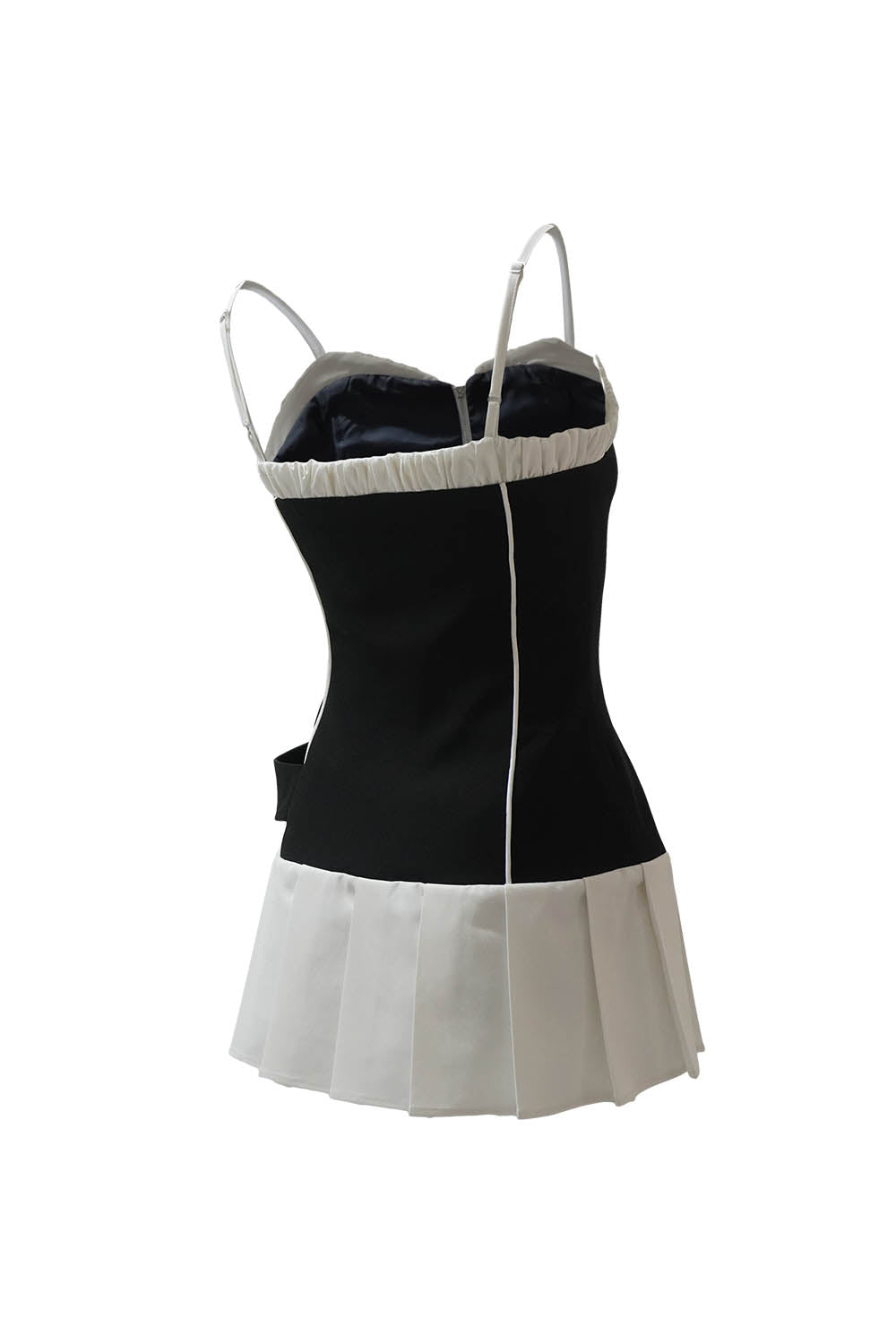 給料日価格！theredthread S ribbon dress pleats THEREDTHREAD / ザレッドスレッド】S ribbon dress pleats
