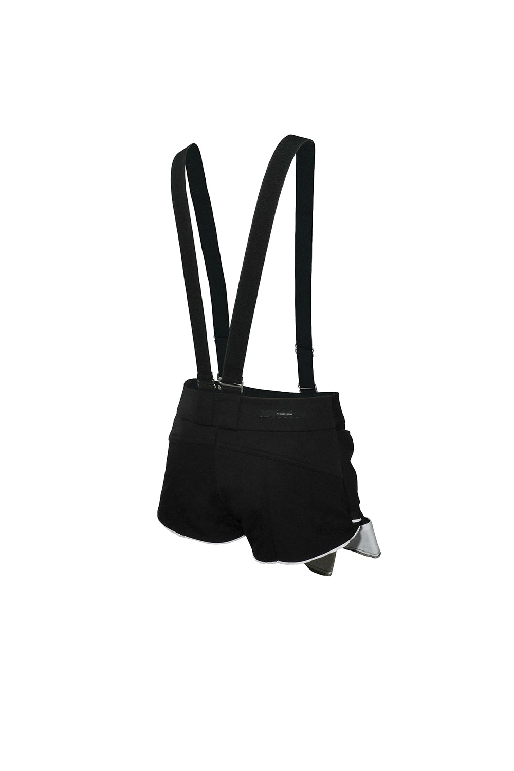 draped  suspender shorts