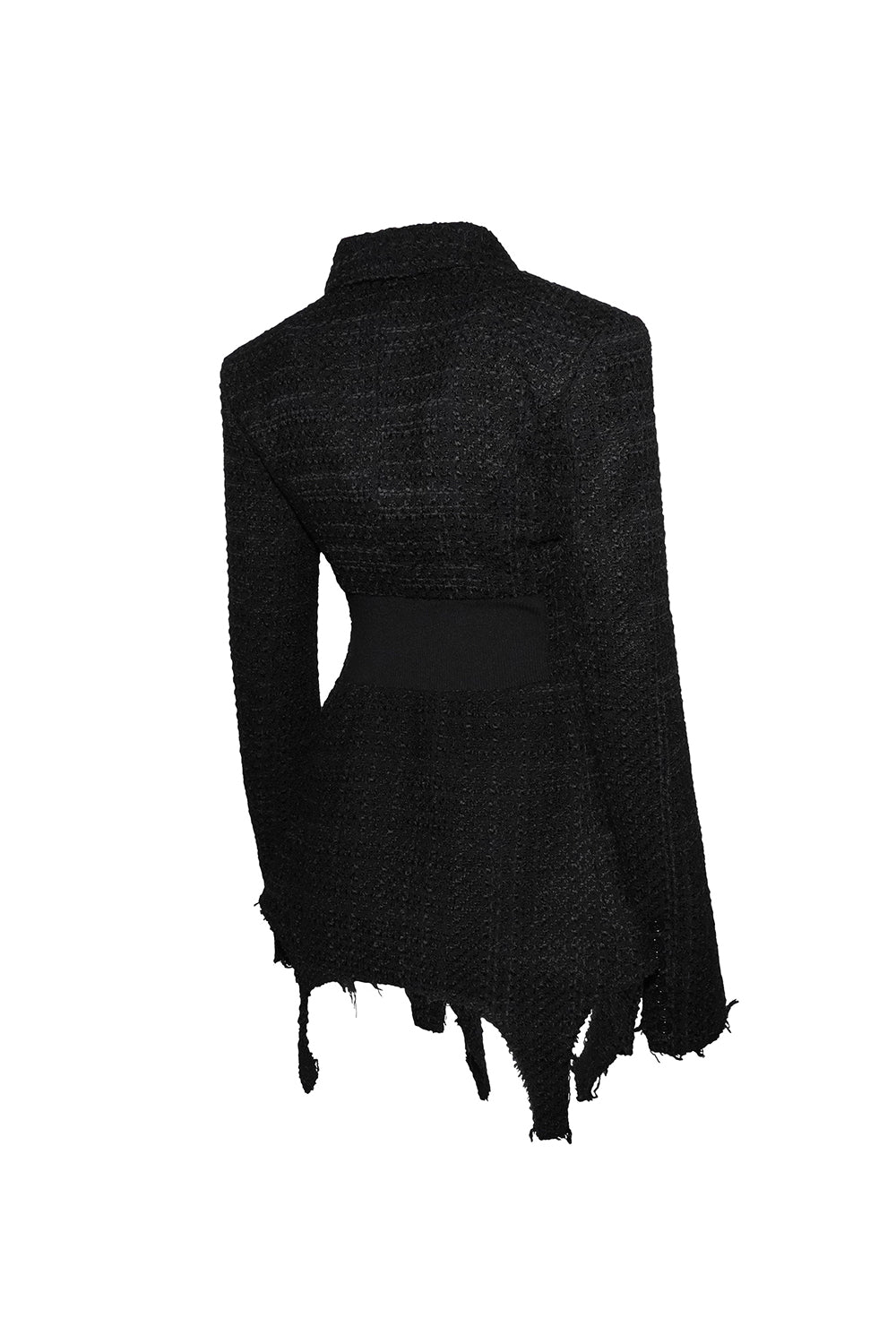 tweed tail jacket dress