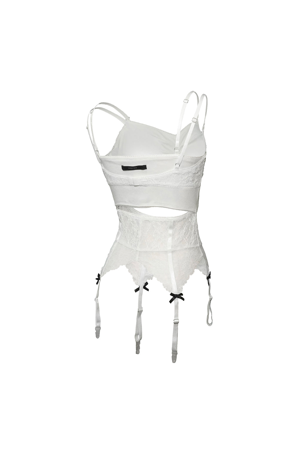 layered garter cami lace