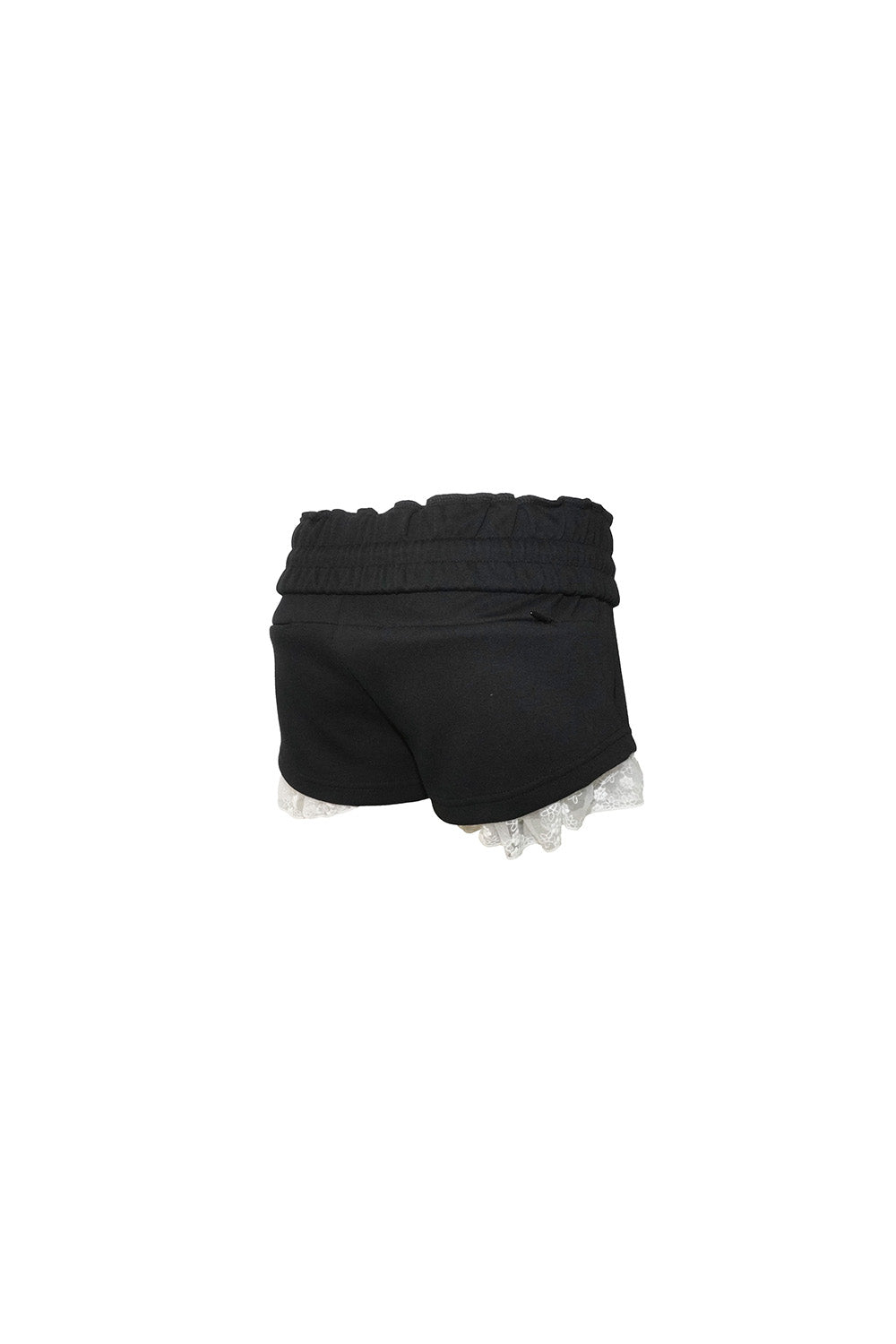 S jersey shorts lace