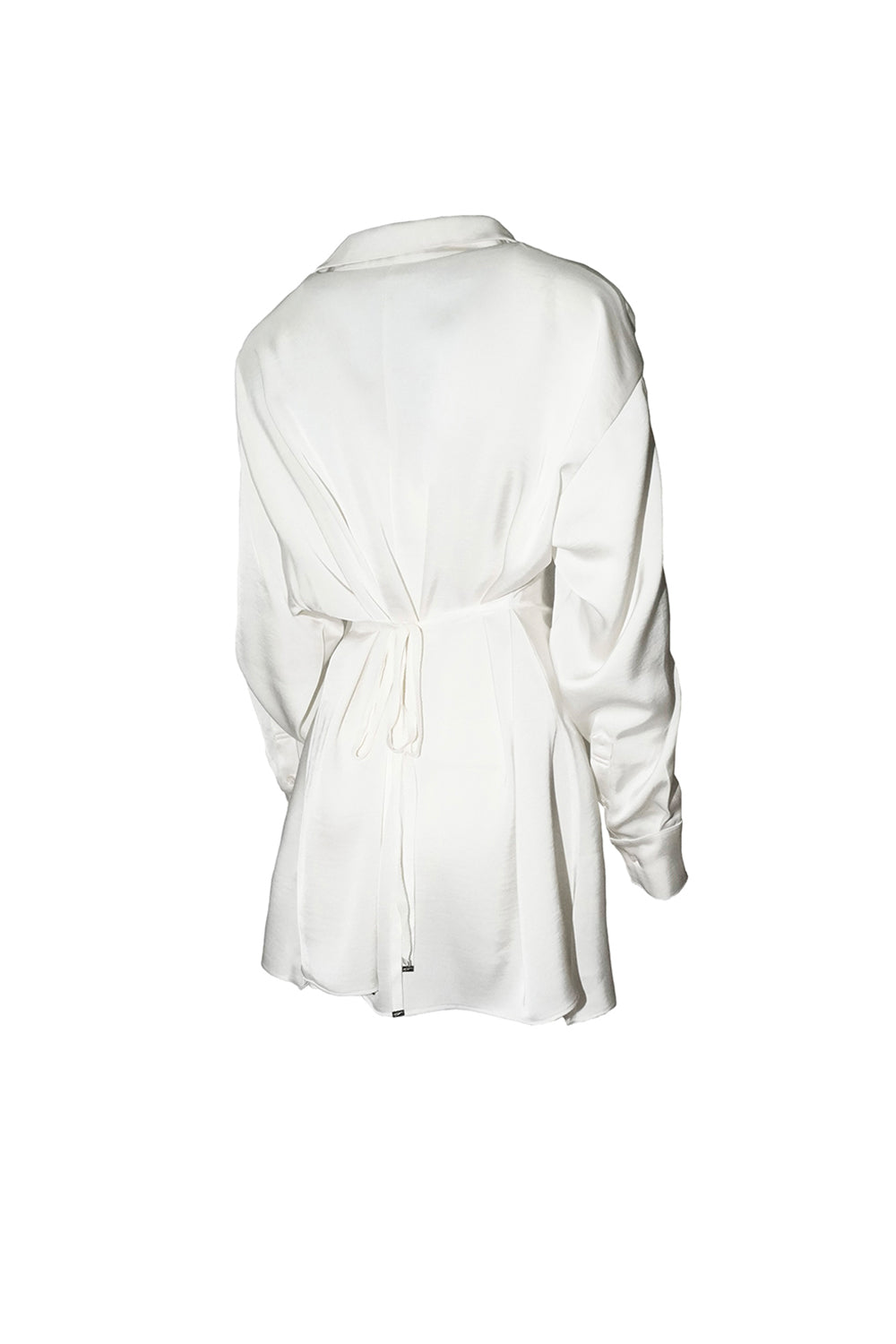 fluid hem dress shirt